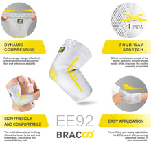 Load image into Gallery viewer, NEW ! ! <br/>BRACOO EE92 Elbow Fulcrum Sleeve Breathable & 4-way stretch