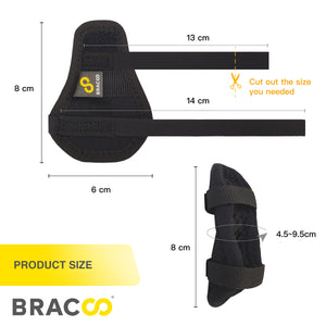 NEW ! ! (*patented)<br/>BRACOO TB50 Finger Armor Wrap 3D Ergo Fixation & Breathable (FlexiFit)