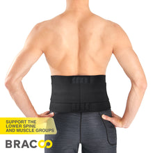 Load image into Gallery viewer, NEW ! ! <br/>BRACOO BS33 Low Back Fulcrum Wrap Easyfit with Splint