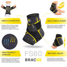 Load image into Gallery viewer, NEW ! ! <br/>FS60 Ankle Airy Sleeve Breathable & 4-way stretch with Wrap (Pair)