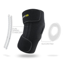 Load image into Gallery viewer, BRACOO KB30 Knee Fulcrum Wrap Dual Splints Stabilizer with Fixation Pad