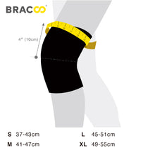 Load image into Gallery viewer, NEW ! ! (*patented)&lt;br/&gt;BRACOO KS91 Knee Fulcrum Sleeve Breathable with Ergonomic Cushion Pad (pair)
