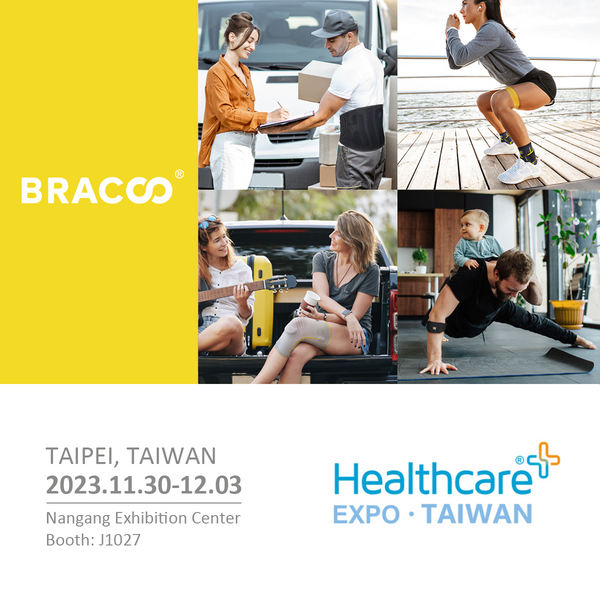BRACOO to present our extensive range of premium protective gear at Healthcare+ Expo 2023, Taiwan