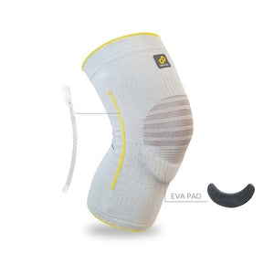 BRACOO KE60 Knee Airy Sleeve Breathable & Stabilizer w/ Ergo Cushion Pad (*patented)