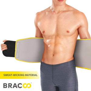 NEW ! ! <br/>BRACOO SE23 Waist Trimmer Wrap Comfort Fit & Wicking