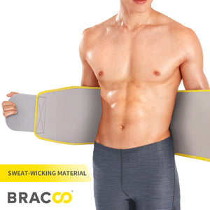 NEW ! ! <br/>BRACOO SE23 Waist Trimmer Wrap Comfort Fit & Wicking