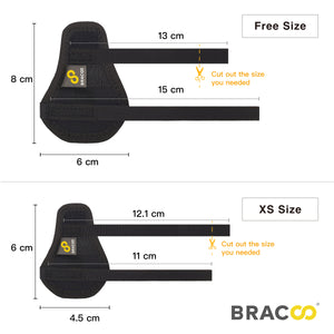 NEW ! ! (*patented)<br/>BRACOO TB50 Finger Armor Wrap 3D Ergo Fixation & Breathable (FlexiFit)