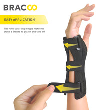 Load image into Gallery viewer, NEW ! ! (*patented)&lt;br/&gt;BRACOO WB50 Wrist Armor Wrap 3D Ergo Fixation &amp; Breathable (FlexiFit)
