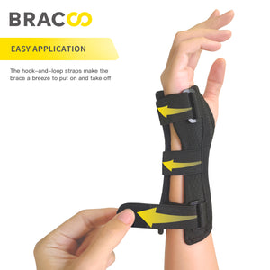 NEW ! ! (*patented)<br/>BRACOO WB50 Wrist Armor Wrap 3D Ergo Fixation & Breathable (FlexiFit)