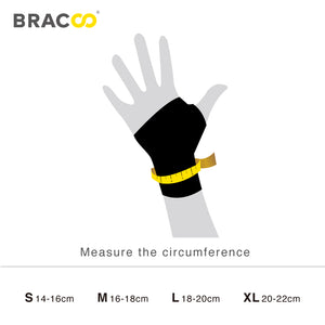 NEW ! ! (*patented)<br/>BRACOO WP40 Wrist Shielder Sleeve 3D Ergo Splint w/ Wrap (ModularPro)