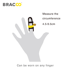 NEW ! ! (*patented)<br/>BRACOO TB50 Finger Armor Wrap 3D Ergo Fixation & Breathable (FlexiFit)