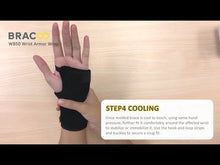 Load and play video in Gallery viewer, NEW ! ! (*patented)&lt;br/&gt;BRACOO WB50 Wrist Armor Wrap 3D Ergo Fixation &amp; Breathable (FlexiFit)

