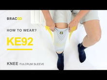Load and play video in Gallery viewer, NEW ! ! &lt;br/&gt;BRACOO KE92 Knee Fulcrum Sleeve Breathable &amp; 4-way Stretch
