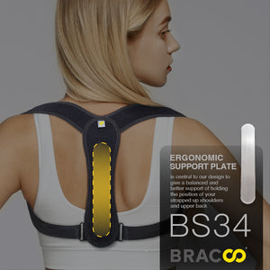 NEW ! ! <br/>BRACOO BS34 Upper Back Fulcrum Wrap Ergonomic Splint