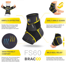 Load image into Gallery viewer, NEW ! ! &lt;br/&gt;FS60 Ankle Airy Sleeve Breathable &amp; 4-way stretch with Wrap (Pair)
