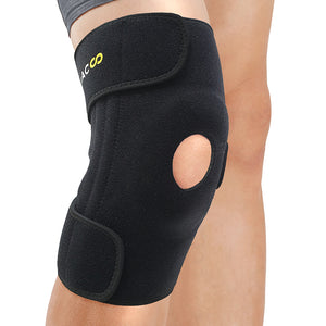 BRACOO KB30 Knee Fulcrum Wrap Dual Splints Stabilizer with Fixation Pad