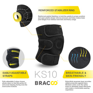 BRACOO KS10 Knee Fulcrum Wrap Comfort Fit – Bracoo Global