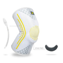 Load image into Gallery viewer, BRACOO KS91 Knee Fulcrum Sleeve Breathable with Ergonomic Cushion Pad (pair) (*patented)
