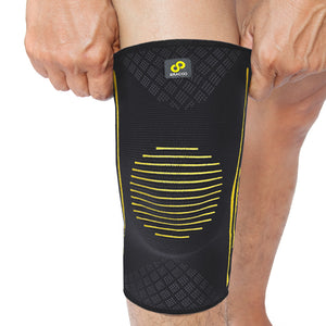 NEW ! ! (*patented)<br/>BRACOO KS91 Knee Fulcrum Sleeve Breathable with Ergonomic Cushion Pad (pair)
