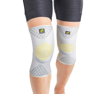 BRACOO KS91 Knee Fulcrum Sleeve Breathable with Ergonomic Cushion Pad (pair) (*patented)