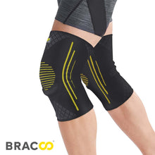 Load image into Gallery viewer, NEW ! ! &lt;br/&gt;BRACOO KS91 Knee Fulcrum Sleeve Breathable with Ergonomic Cushion Pad (pair)
