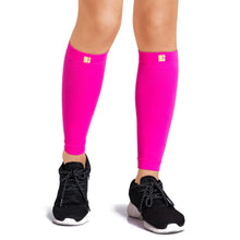 Load image into Gallery viewer, BRACOO LS70 Calf Shielder Sleeve Graduated Compression Pink
