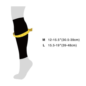 BRACOO LS70 Calf Shielder Sleeve Graduated Compression Yellow